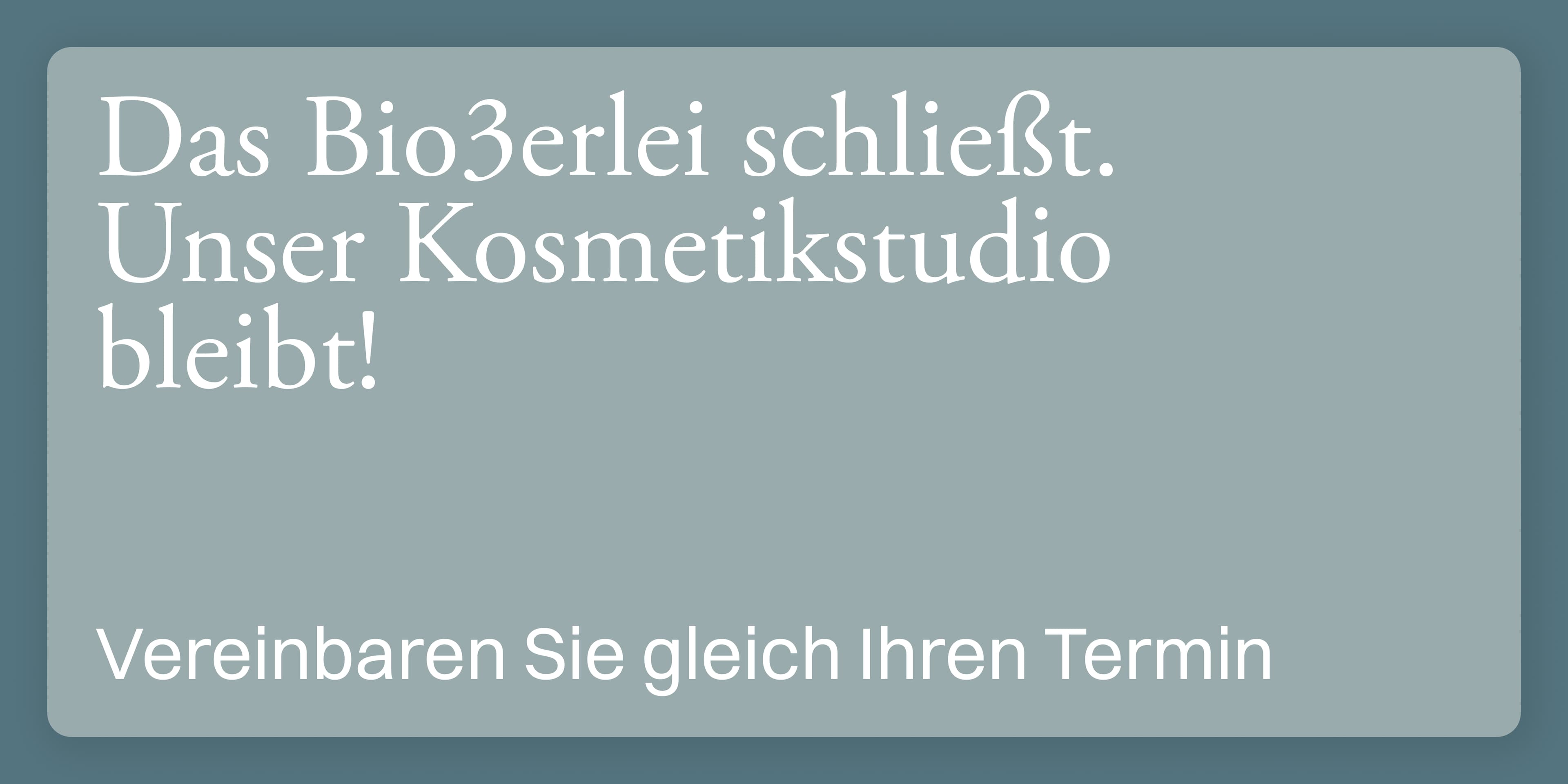 Kosmetik in unseren Apotheken